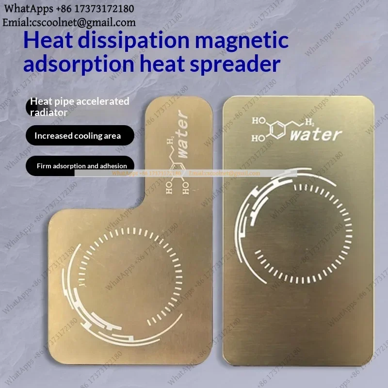 k06 k3 Magnetic Phone Cooling Plate Copper Heat Pipe VC Vapor Chamber Graphene Heat Sink for Smartphone Gaming Live Streaming