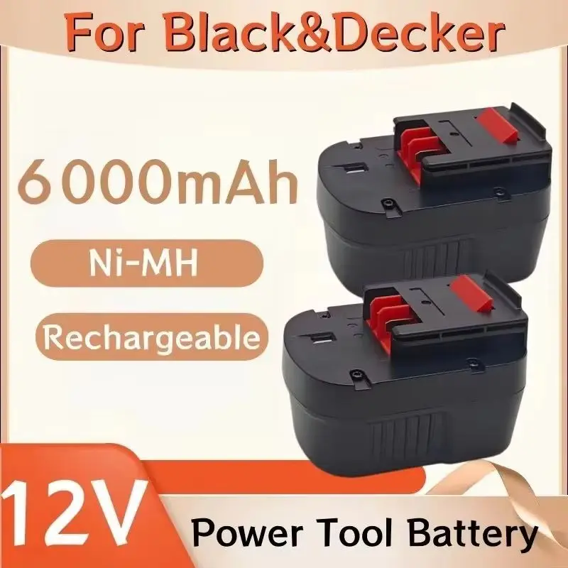 Rechargeable 12V Battery 4000/6000mAh For Ni-MH Drill Tools Battery A12 A12EX FSB12 FS120B A1712 HP HP12