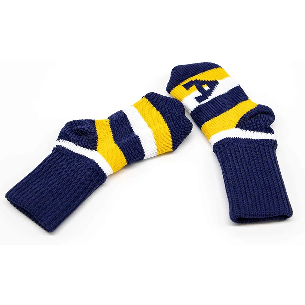

Knitted Golf Iron Covers Set for Standard Size Golf Irons,Sea Blue