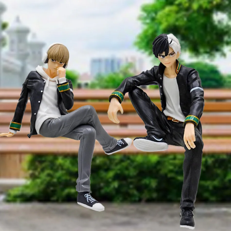 Rompeviento Sakura Haruka figura de Anime tapón de fideos cortavientos Kaji Ren figura de acción muñeca coleccionable en miniatura juguetes regalo