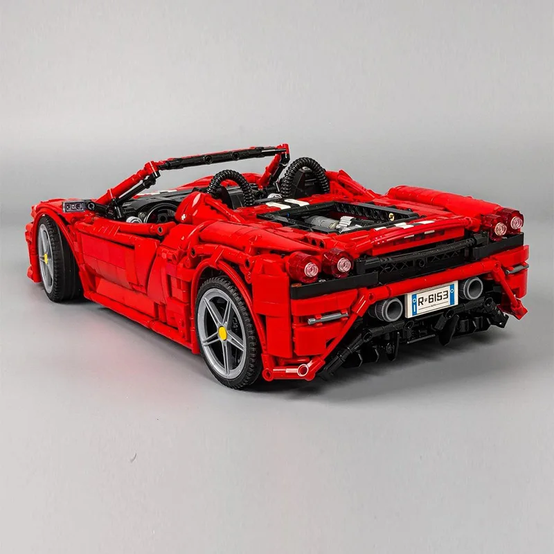 Speed Racing Car Model MOC Building Bricks F430 Scuderia Spider 16M Modular Technology Gifts Holiday Assemble Children Toys Suit