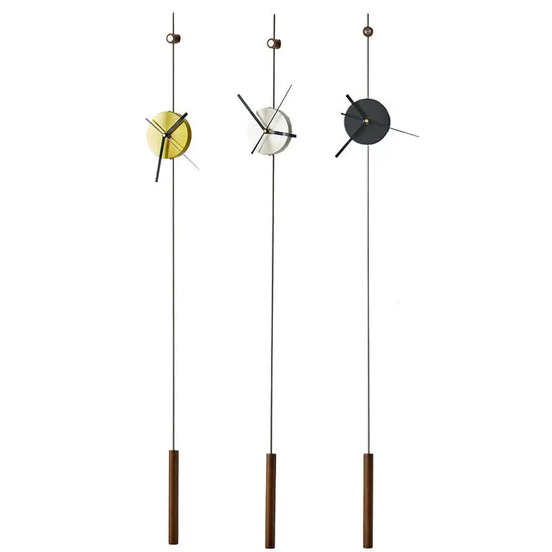 Retro Hang Clocks Metal Wall Clock Living Room Luxury Decoration Quartz Watch Bedroom Creative Mechanical Watches Accessories
