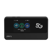 PLERY﻿ 4G/5G SA/NSA AX1800 Mobile Wi-Fi Router 4400mAh 16users Portable Pocket MiFi Mobile  Wifi Hotspot with Sim Card Slot ﻿