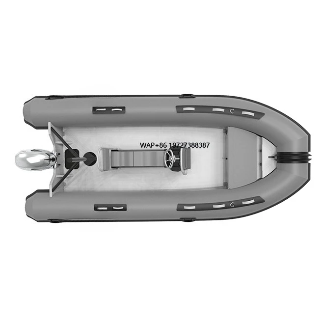 New Design 13.6ft Hot Sale Rhib 420 Aluminum RIB Hypalon/PVC Inflatable Boat