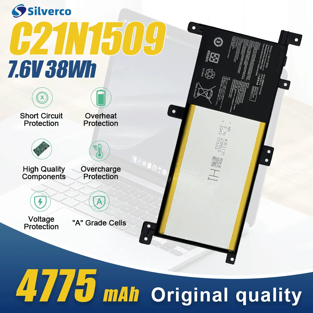C21N1509 7,6 V 38WH batería del ordenador portátil para ASUS X556UA X556UB X556UF X556UJ X556U X556UQ X556UV A556U F556UA K556UA K556UV