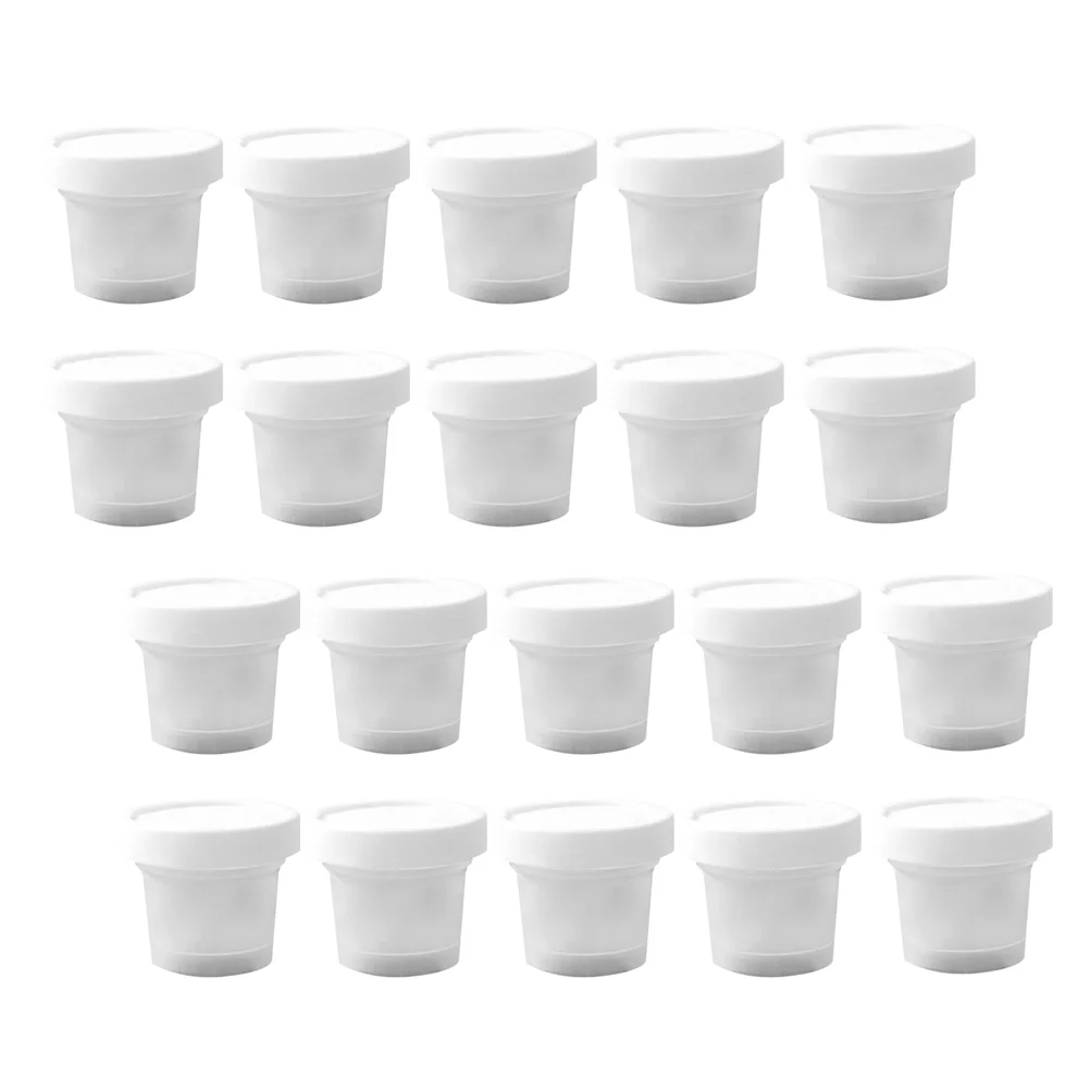 

20 Pcs Plastic Mousse Cup Cups Jelly Pudding Dessert Ice Cream Snack Cake Bowl Container Yogurt