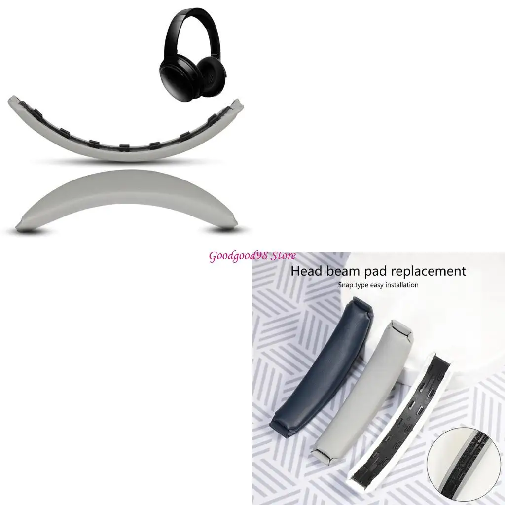 

Replacement Protein Leather Headband Cushion Compatible for QC35 II Headphone Comfortable Wear Repair Accessory