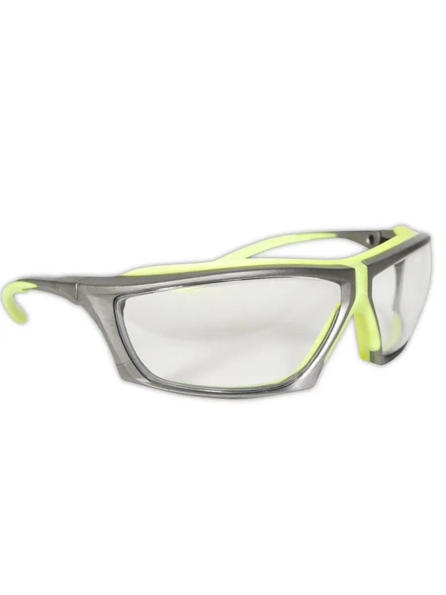 

Hi-Vis Impact-Resistant Safety Glasses, 6 Pairs - Anti-Fog, Adjustable, Indoor/Outdoor