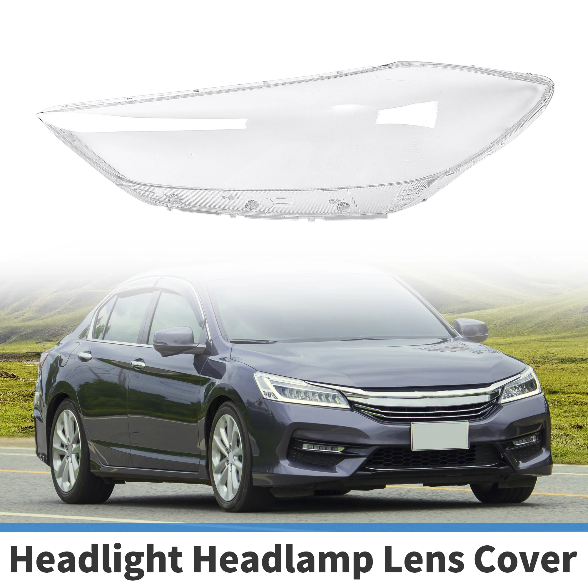 

UXCELL Auto Car Headlight Lens Cover Headlight Headlamp Lense Clear Lens Cover for Hyundai Elantra 2017-2018 Clear PC 1 Pc