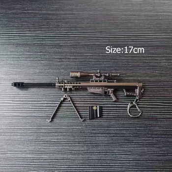 迷你巴雷特狙擊步槍模型,17厘米合金手槍,絕地武士玩具槍,刺激玩具男孩,成人禮物,桌面裝飾擺件 6 最佳銷售 狙擊氣槍 - №6