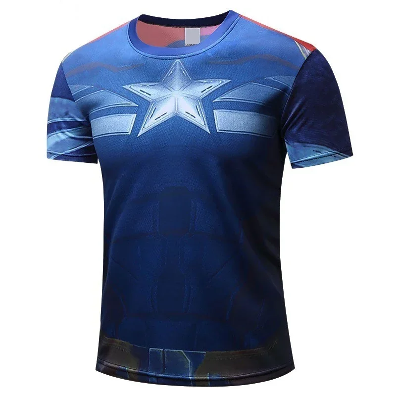 Mens T-shirts Children Superhero Spiderman T Shirt 3 4 5 6 7 8-14 Ys Kids Clothes Kid Boy Top Tees Avengers Clothes