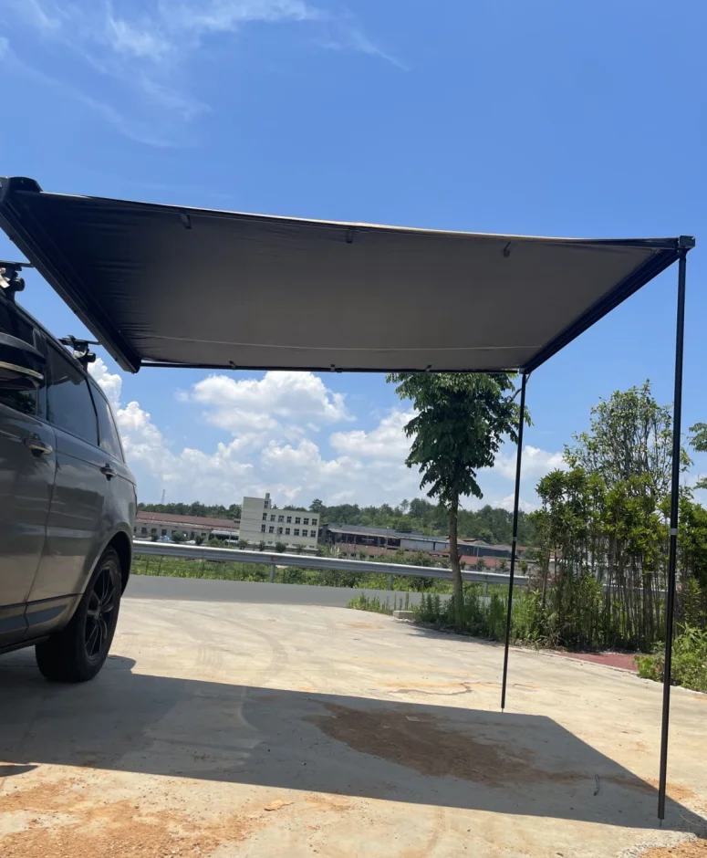 2.5x2.5m 8.2 Ftx8.2 Ft 4x4 Accessories Retractable Aluminium Case Car Side Awning