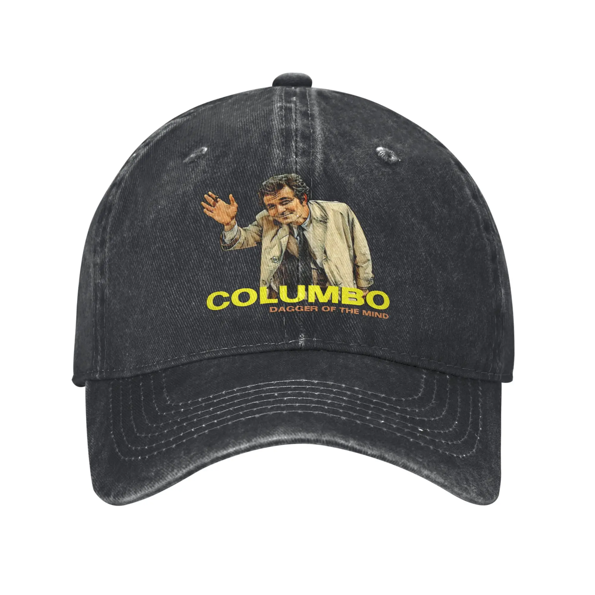 Boné Casual Columbo para Homens e Mulheres, Boné de Verão para Tênis, Skate e Hip Hop, Bonés y2k Cool para Dropshipping