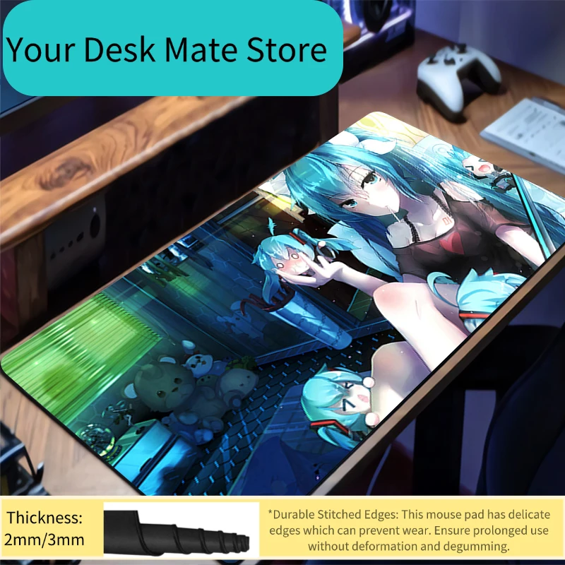 마우스 패드 H-hatsune Miku 멀티 사이즈 게 - Pc Gaming Hatsune Miku 리뷰 및 가격