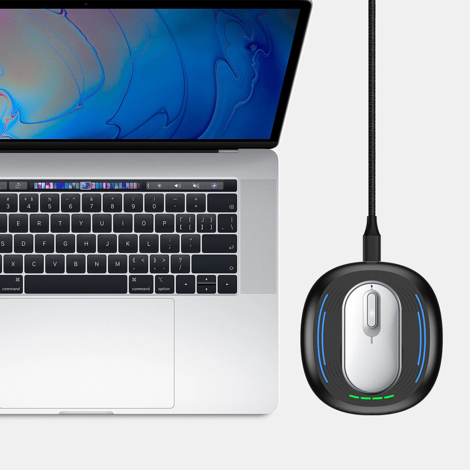 USB Mouse Jiggler Automatic Mouse Mover with Timer 4 Interval for PC, Undetectable Simulate Movement Prevent Sleep Lock Screen