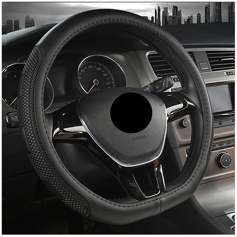 D Type Car Steering Wheel Cover Wrap For Nissan Ariya 2022 2023 Qashqai Rouge X-trail 2016 2017 2018 2019 2020 2021 2022 2023