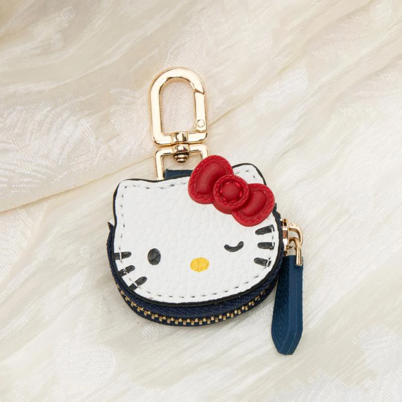 Sanrio Hello Kitty Personalizowany Kreatywny Skórzany Brelok do Kluczy KT Kot Modne Dodatki Odzieżowe Prezenty na Boże Narodzenie i Urodziny