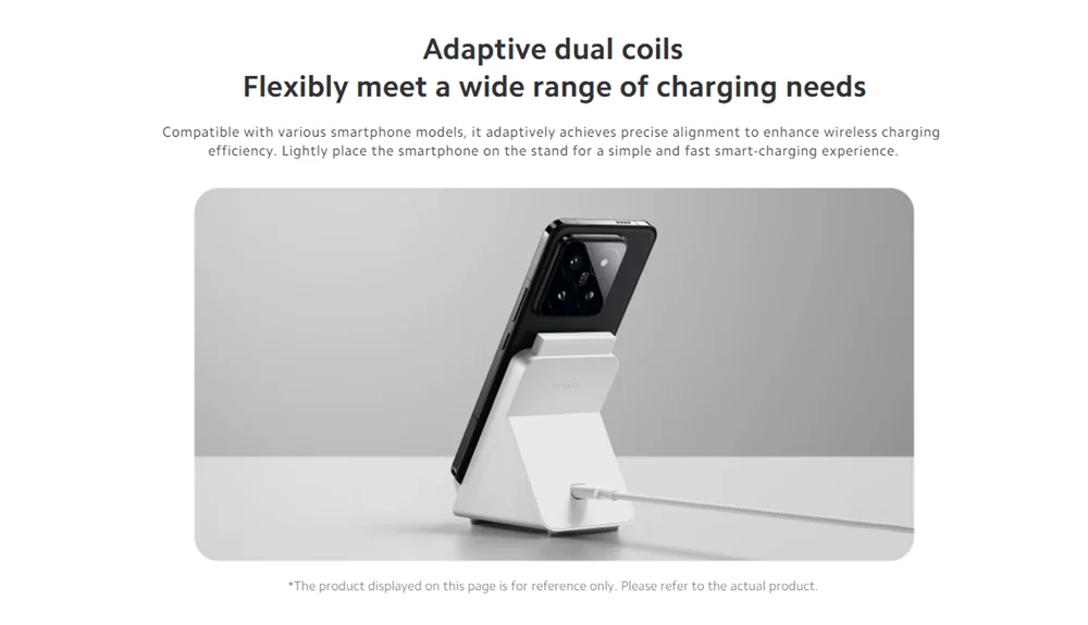 Xiaomi 80W Adaptive Wireless Charging Stand With 120W Charger and 6A Type-c Cable 80W Max Fast Wireless Charge