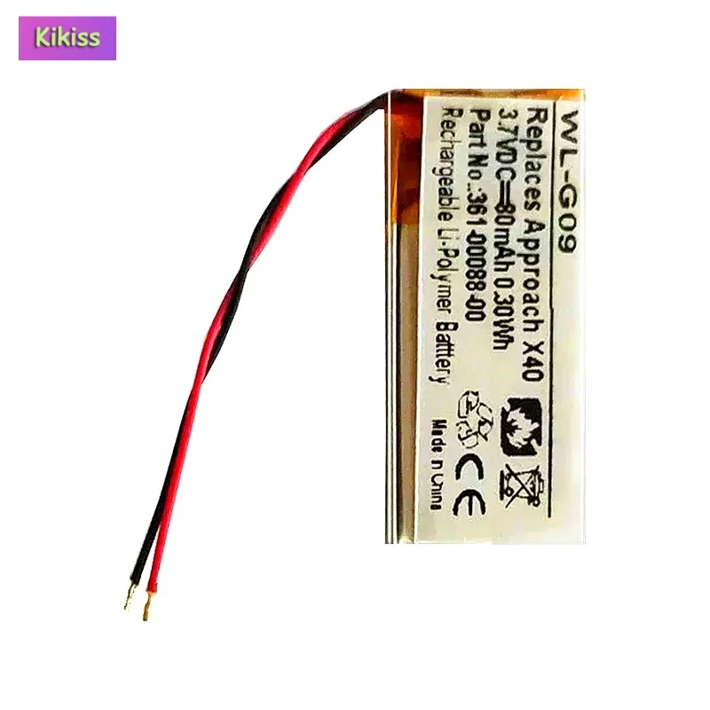 Replacement Watch Battery For Garmin VivoSmart HR / VivoSmart HR+ Approach X40 361-00088-00 Accumulator 361-00088-00 80mAh