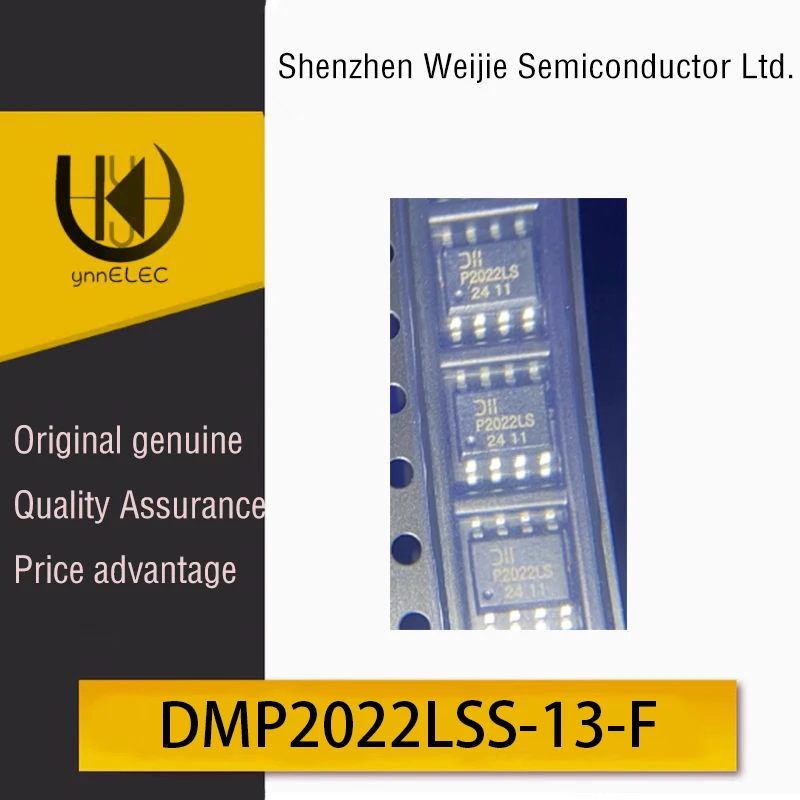 Genuine DMP2022LSS-13-F Silkscreen P2022LS SOP-8 MOSFET Chip P-Channel 20V