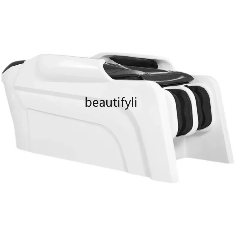200302 Customized Intelligent Electric Massage Shampoo Bed Automatic Barber Shop New Thai Hair Shampoo Bed for Hair Salon Flushi