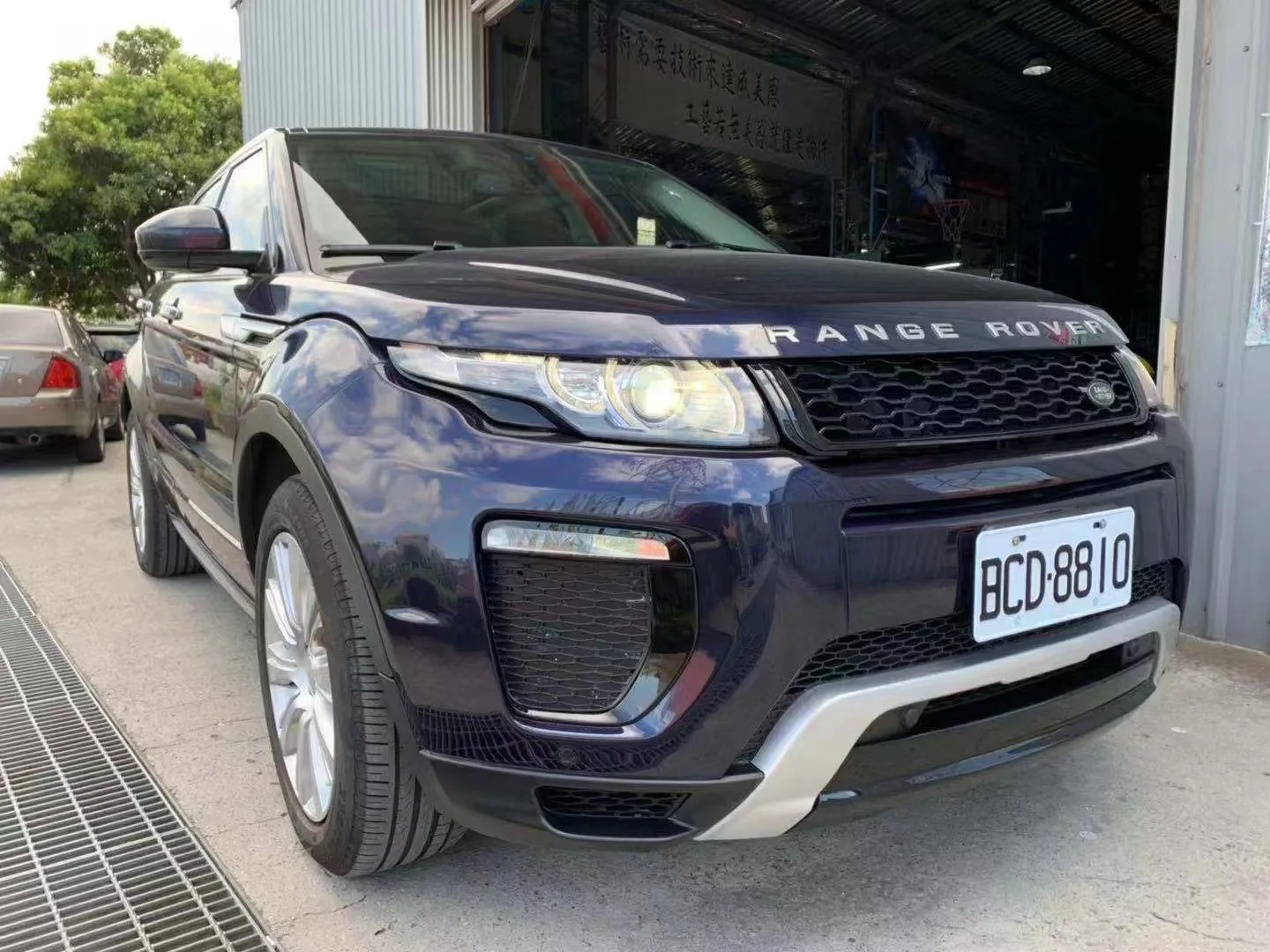 For range rover Evoque 2012-2015 Upgrade 2016-2019 car bumper body kit tuning front rear bumper