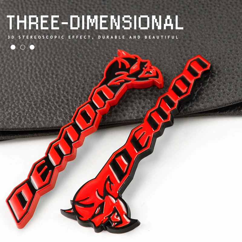3d metal inferno demônio emblema corpo do carro tronco distintivo adesivo para dodge path charger ram 1500 calibre nitro caravana avenger