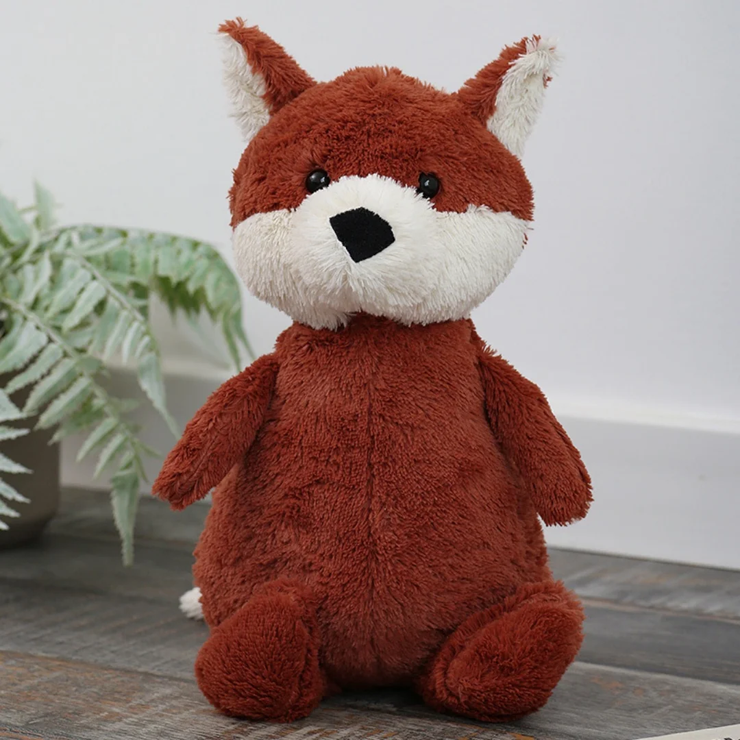 

1pc 23cm/9.05in Fox Doll Animal Doll Cartoon Doll Plush Toy Creative Little Girl Soothing Doll Holiday Gift