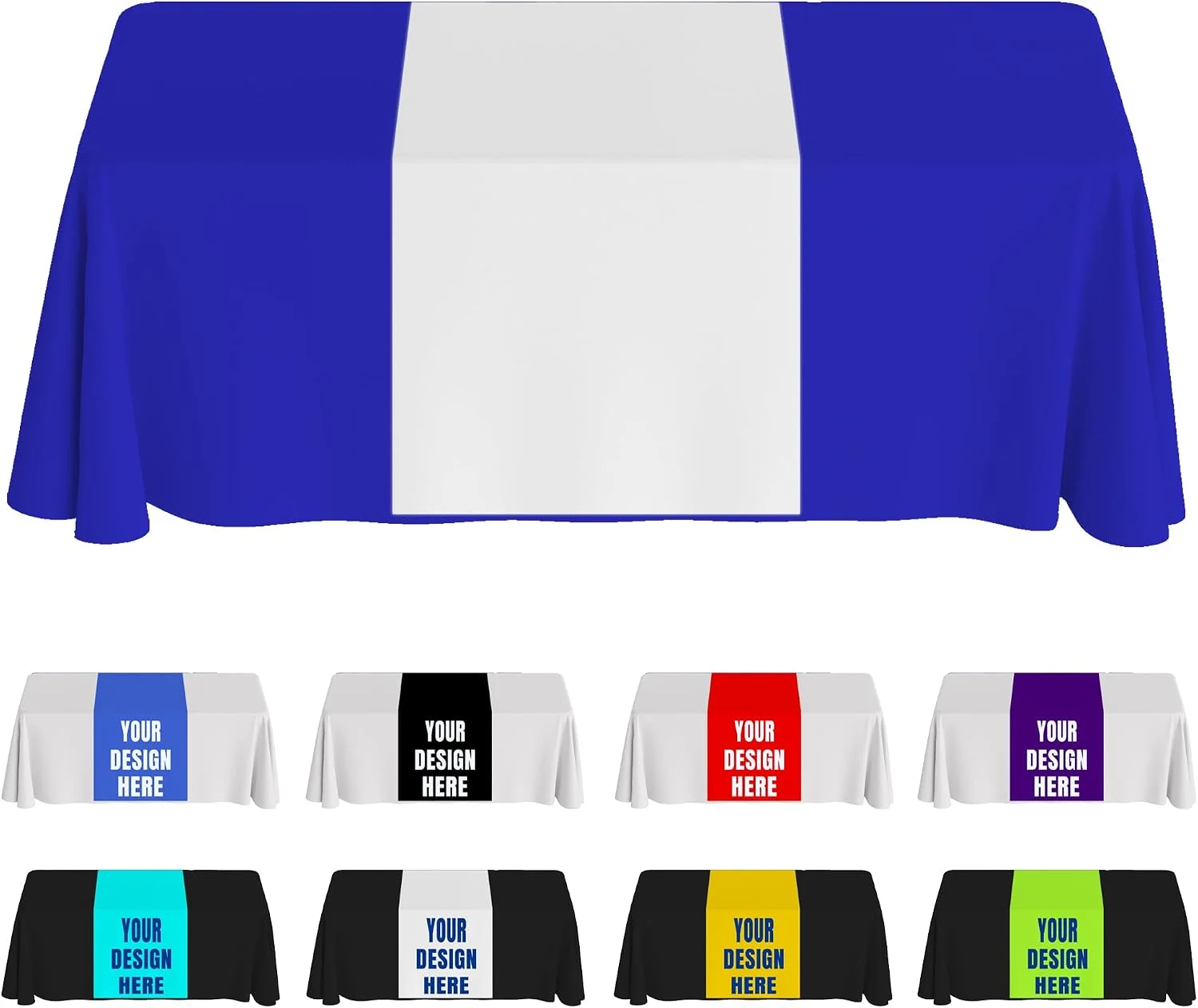 Custom Table Cloth with Business Logo Personalized Funny Photos Table Runner Kitchen Decor Small Business Essentials Promotional