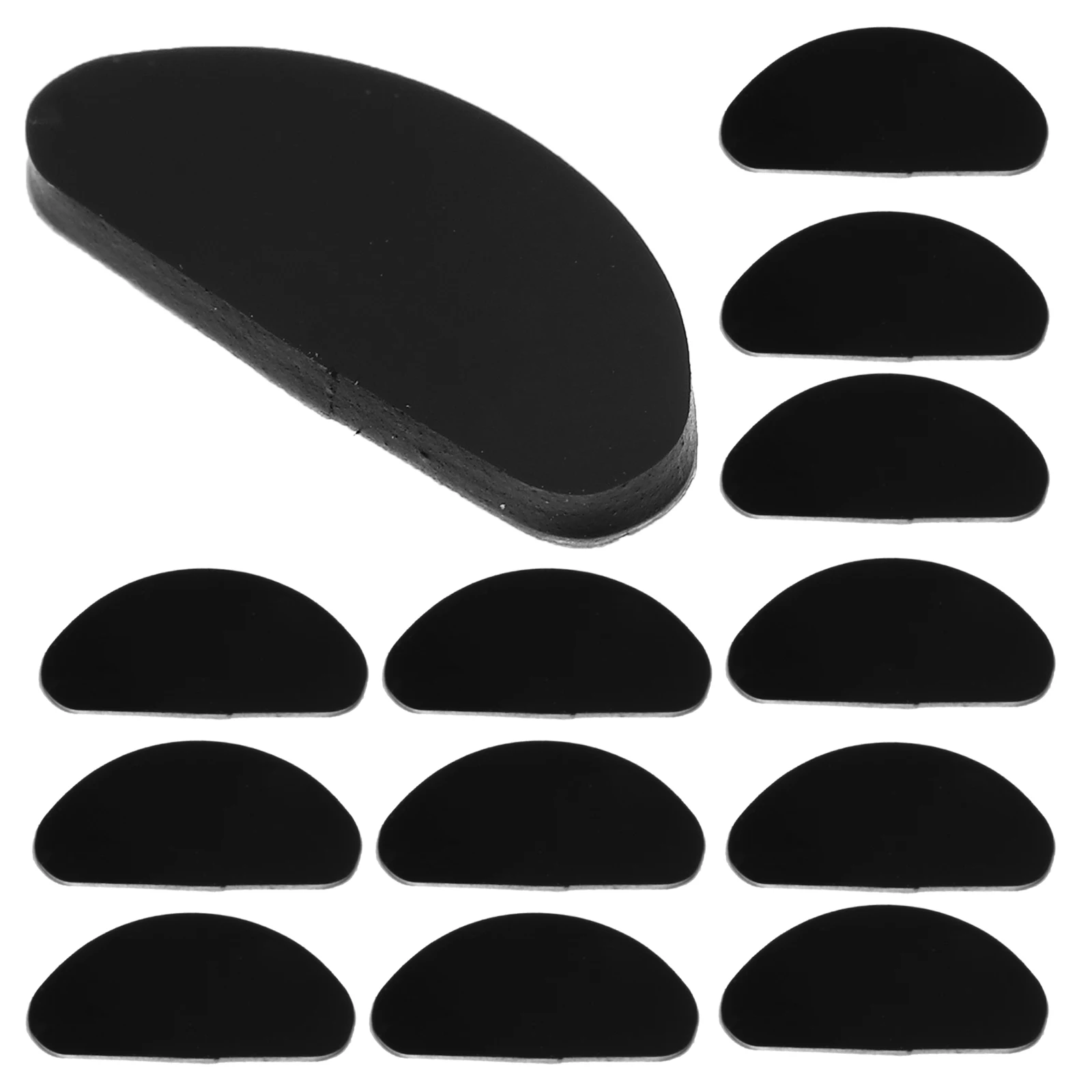 

30 Pcs Eyeglasses Nose Gel Pads Replacement Portable Cushions Black