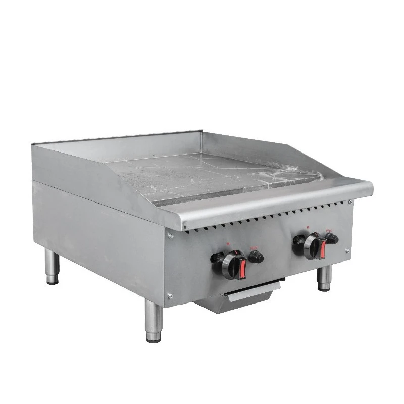 Commercial Desktop Gas Grill Pancake Teppanyaki Fried Steak