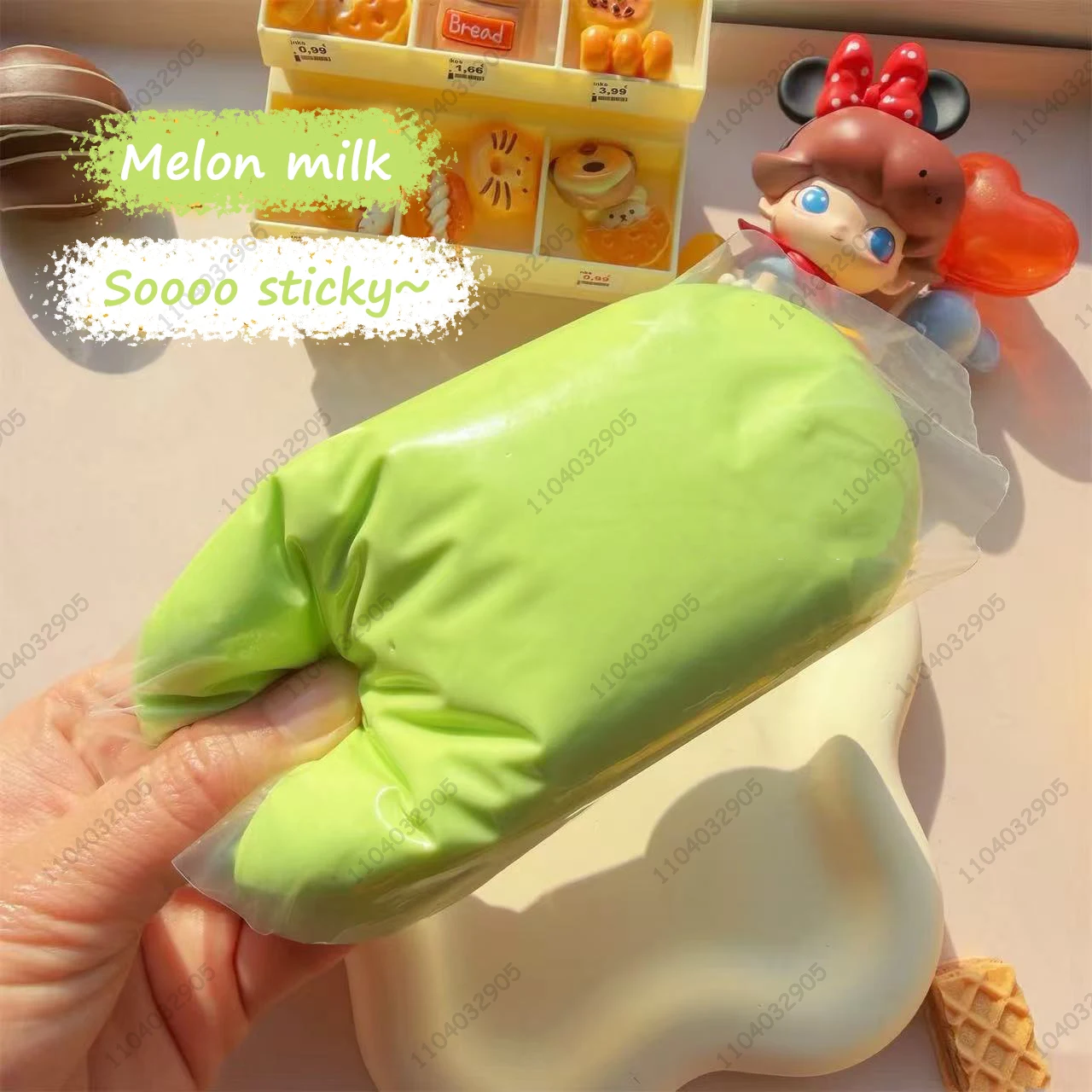 Rice Cake Moist Slow Rising Squishy Toy Multi-color Soft Rice Cake Fidget Toys for Kids and Adults AMSR Sensory Anti Stress Gift