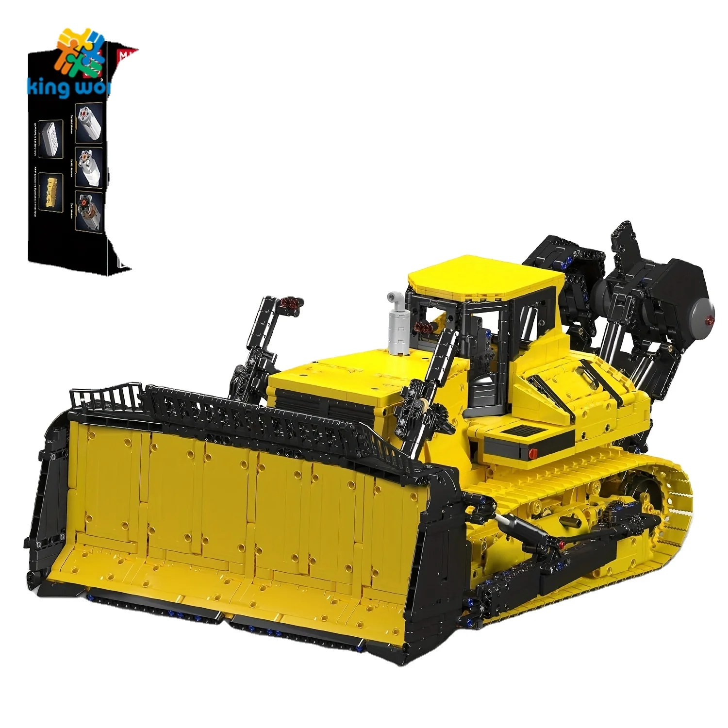MOULDKING 3568+pcs Building Blocks Heavy Duty Powerful Bulldozer Compatible 17049 RC Truck Splicing Toy Set