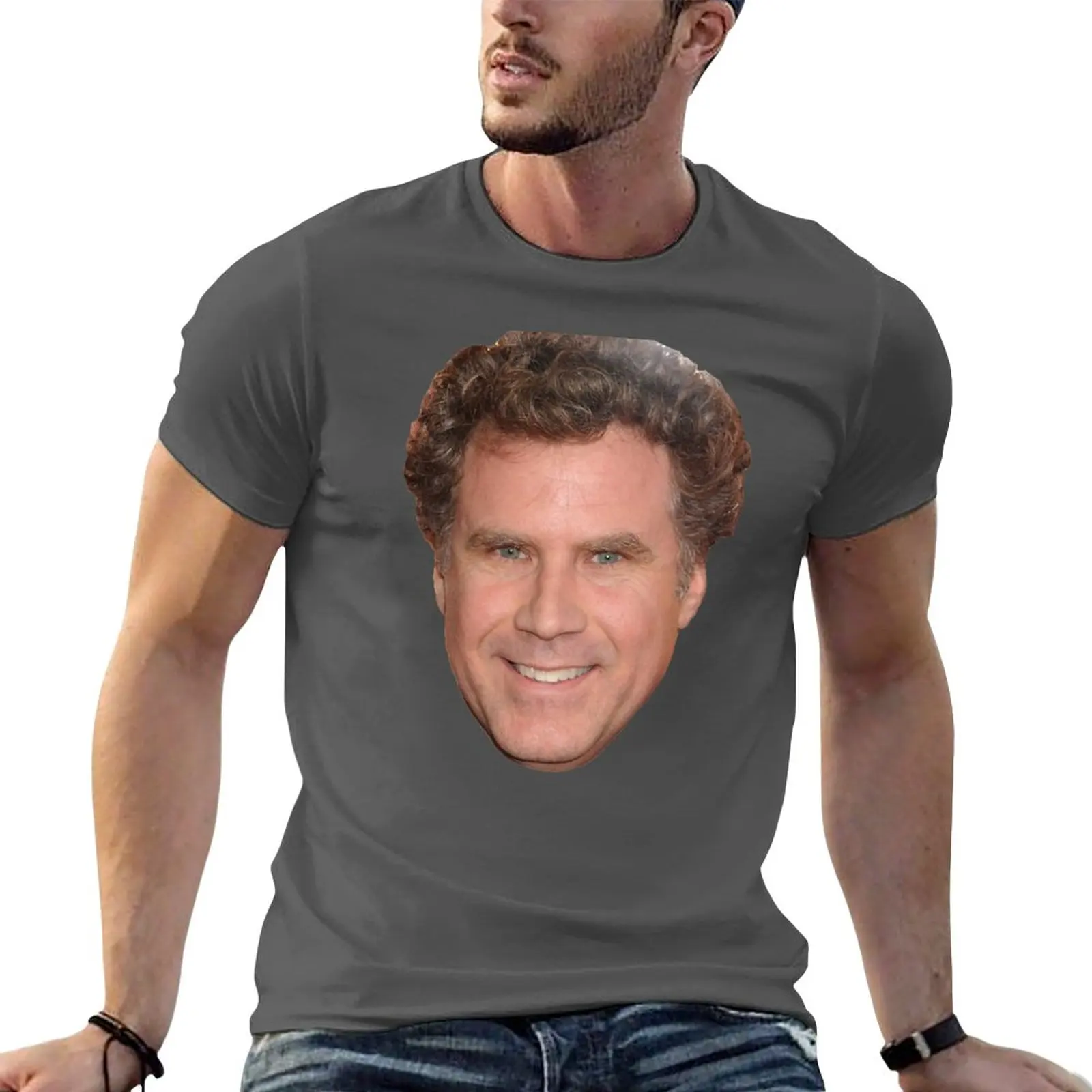 New Will Ferrell T-Shirt plus size tops cute clothes summer tops men workout shirt