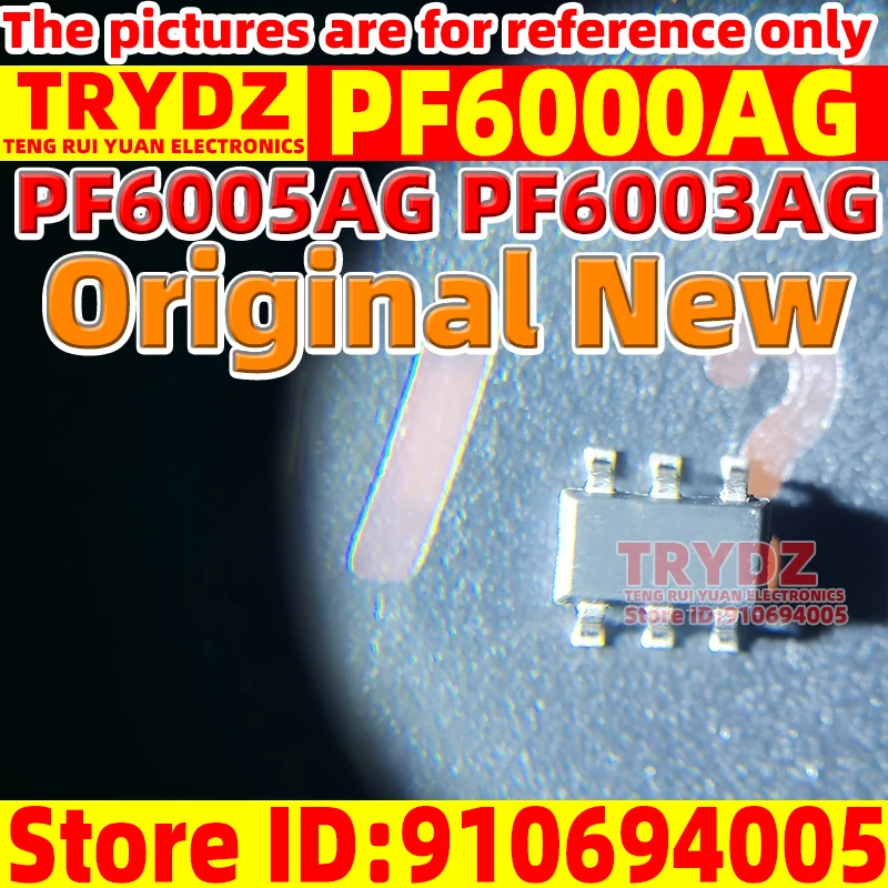 20-1pcs Original New PF6000AG PF6005AG PF6003AG 6000AG 6005AG 6003AG SOT23-6 Power Management IC