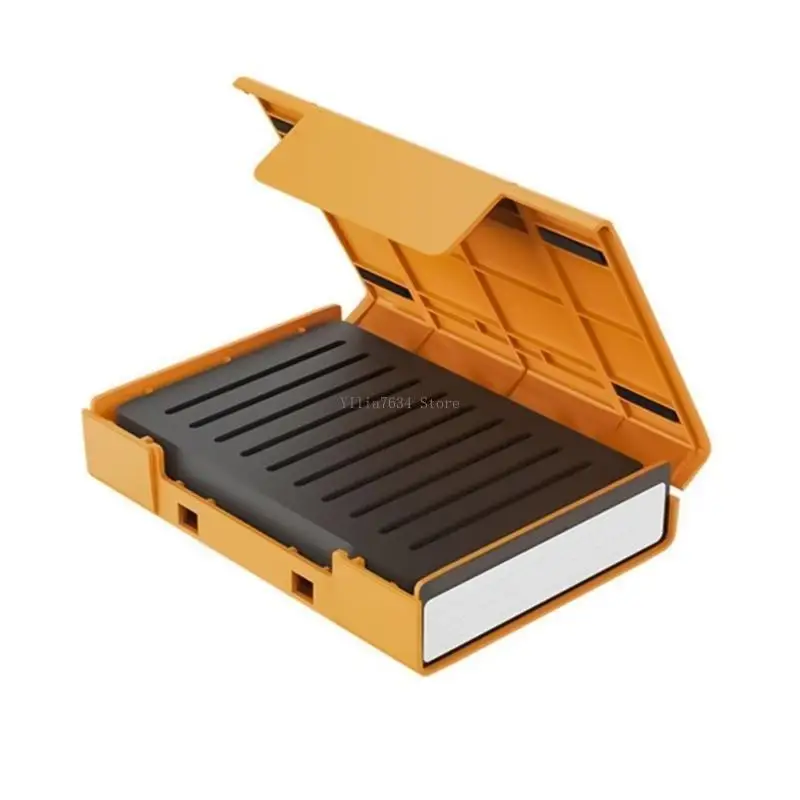 Kotak pembawa hard drive pelindung dengan braket yang cocok untuk disk 2.5in/3.5inch