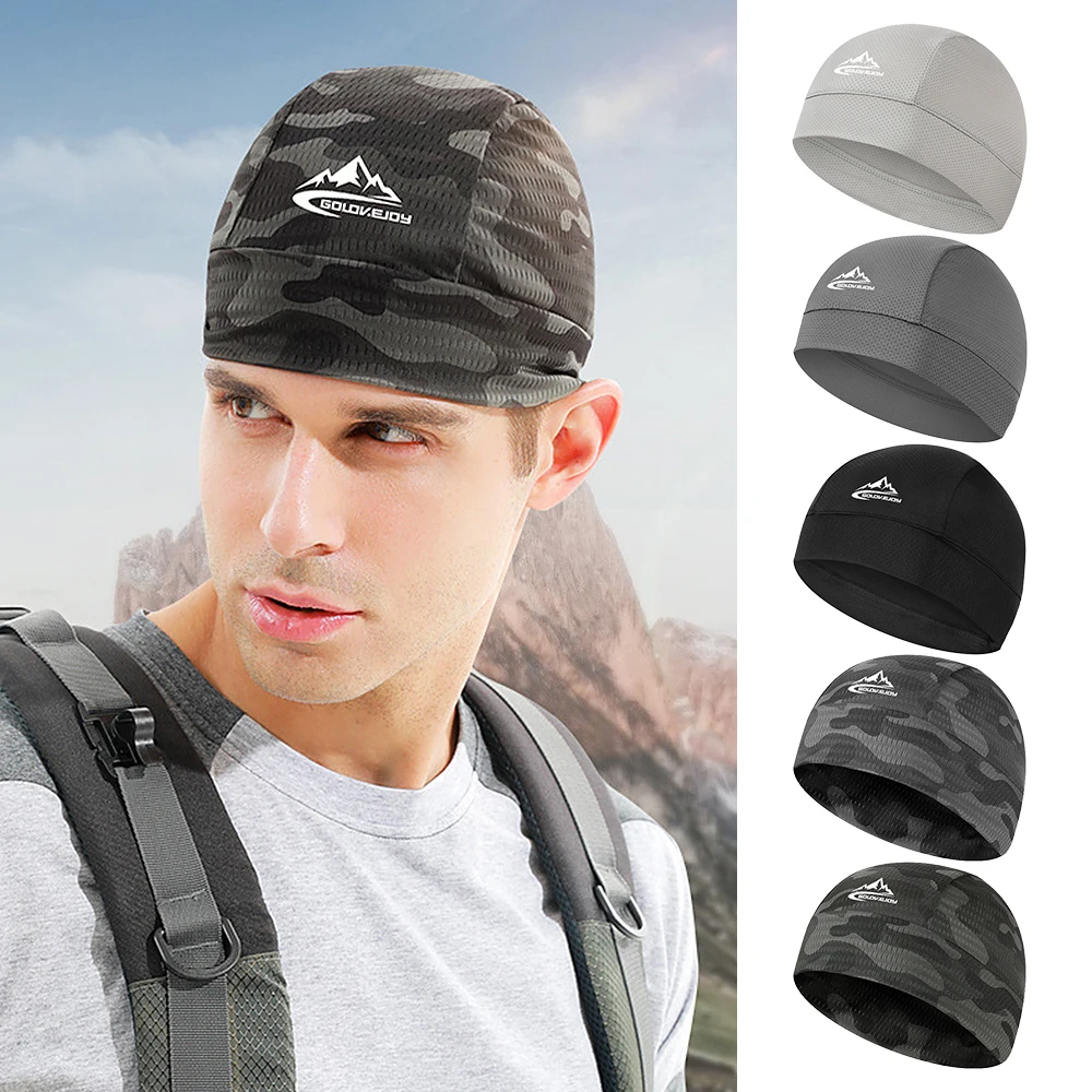 Unisex Cooling Cap Men Women Sweat Wicking Cycling Running Hat Helmet Liner For Cycling Equipment 2024