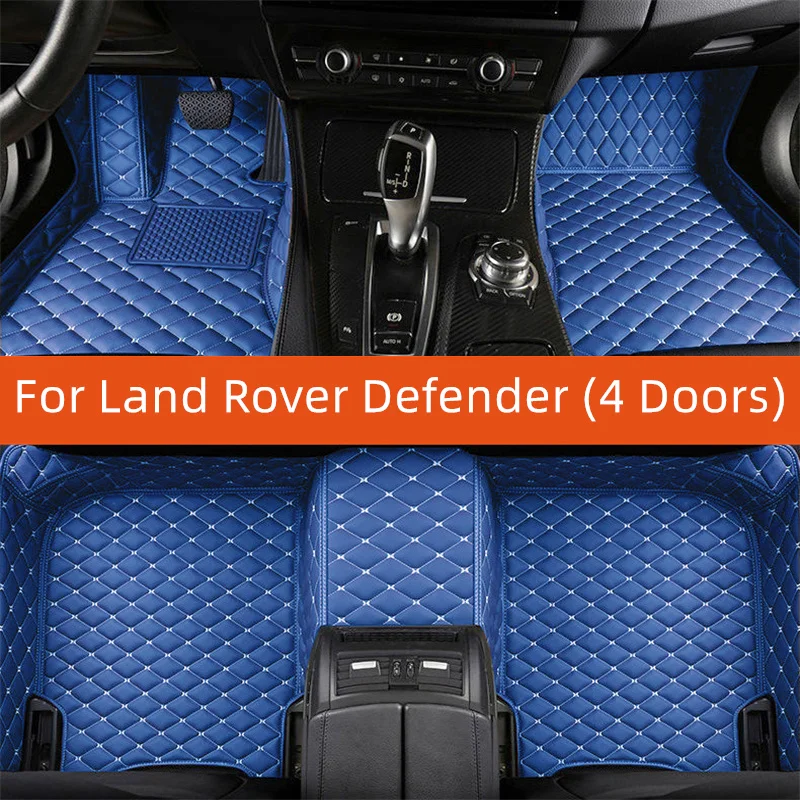 

Custom Leather Car Floor Mat For Land Rover Defender 2020 2021 2022 2023 2024 2025 2026 2027 Car Mat Interior Accessories