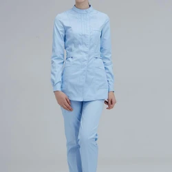 Women Scrub Suits Hospital Doctor and Nurse Working Uniform Medical Surgical Long Sleeve Nurse Accessories Shirt and Trousers