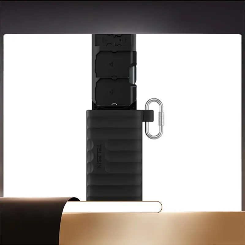 

TELESIN Memory Card Reader Storage Box 312MB/S TF/SD High-Speed Carrying Case Holder Type-C Interface-X64A