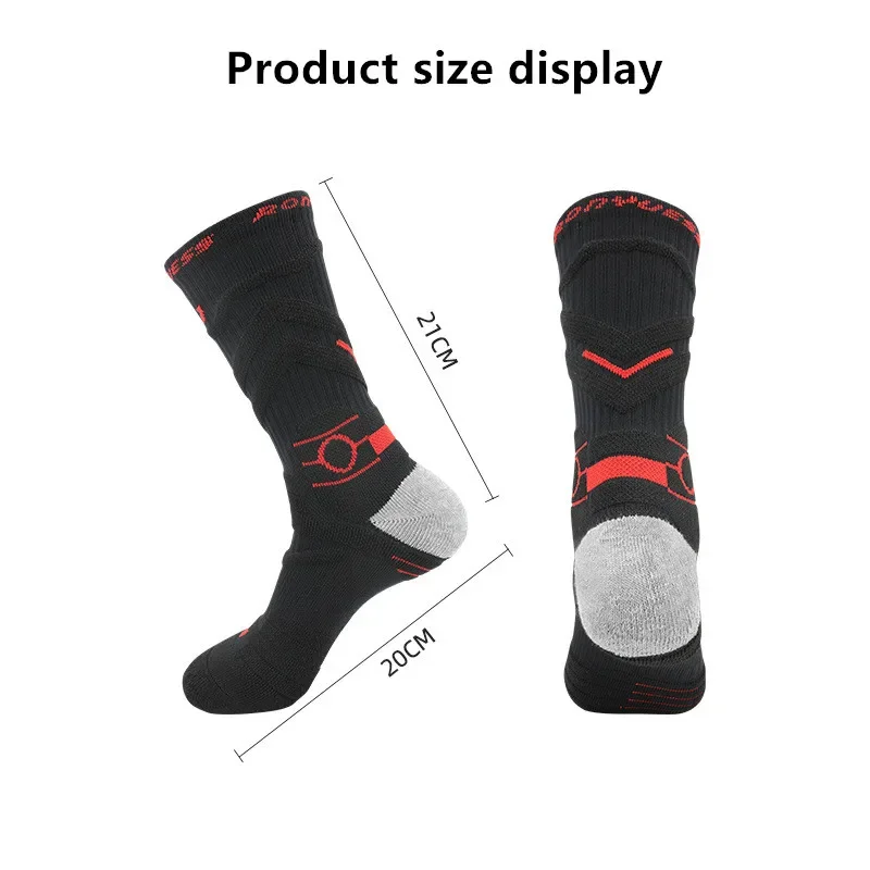 Professional Damping Sport Short Socks Compression Bright Color Towel Bottom Running Football Cycling Outdoor Basketball Socks