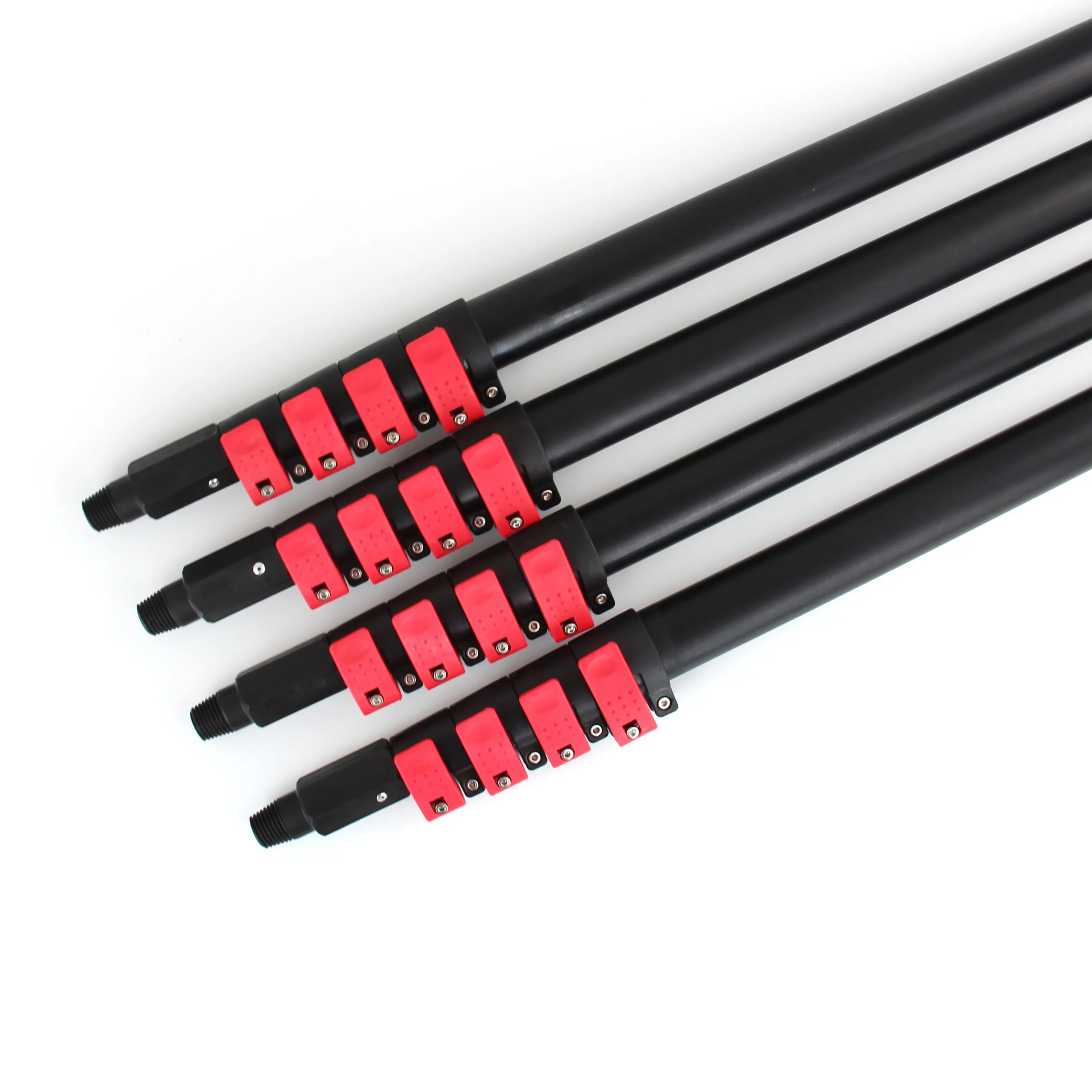 Factory Wholesale Orientjhon 42ft Carbon Fiber Telescopic Pole For Window Solar Panel Cleaning 12 Meters Strong Eco-Friendly