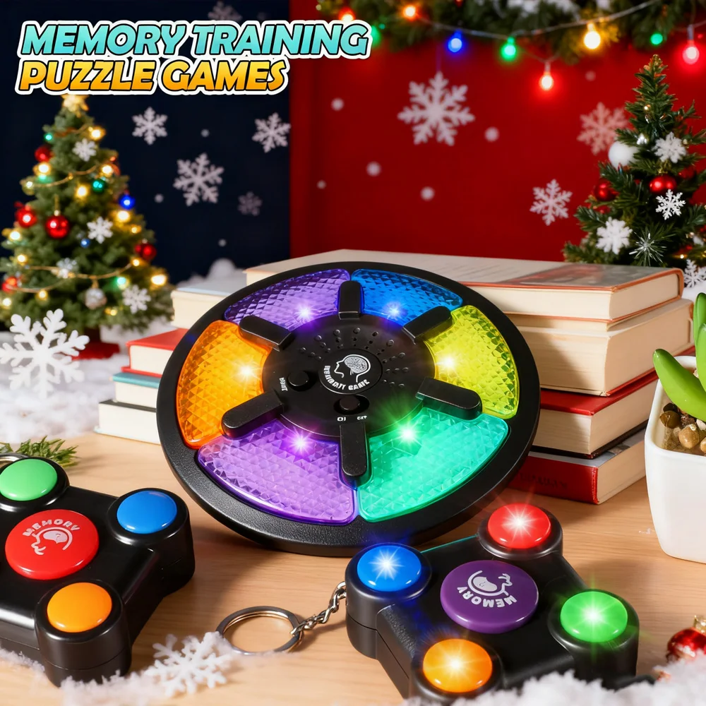 لعبة وحدة تحكم ألعاب الذاكرة العملاقة/الصغيرة للأطفال الصغار والمراهقين - هدية مثالية لعيد الميلاد التعليمية الممتعة لتحفيز الدماغ #6