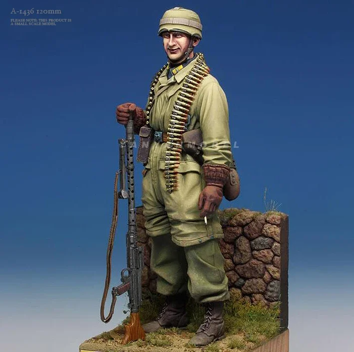 

120mm Resin Soldier model kits figure colorless and self-assembled A-1436