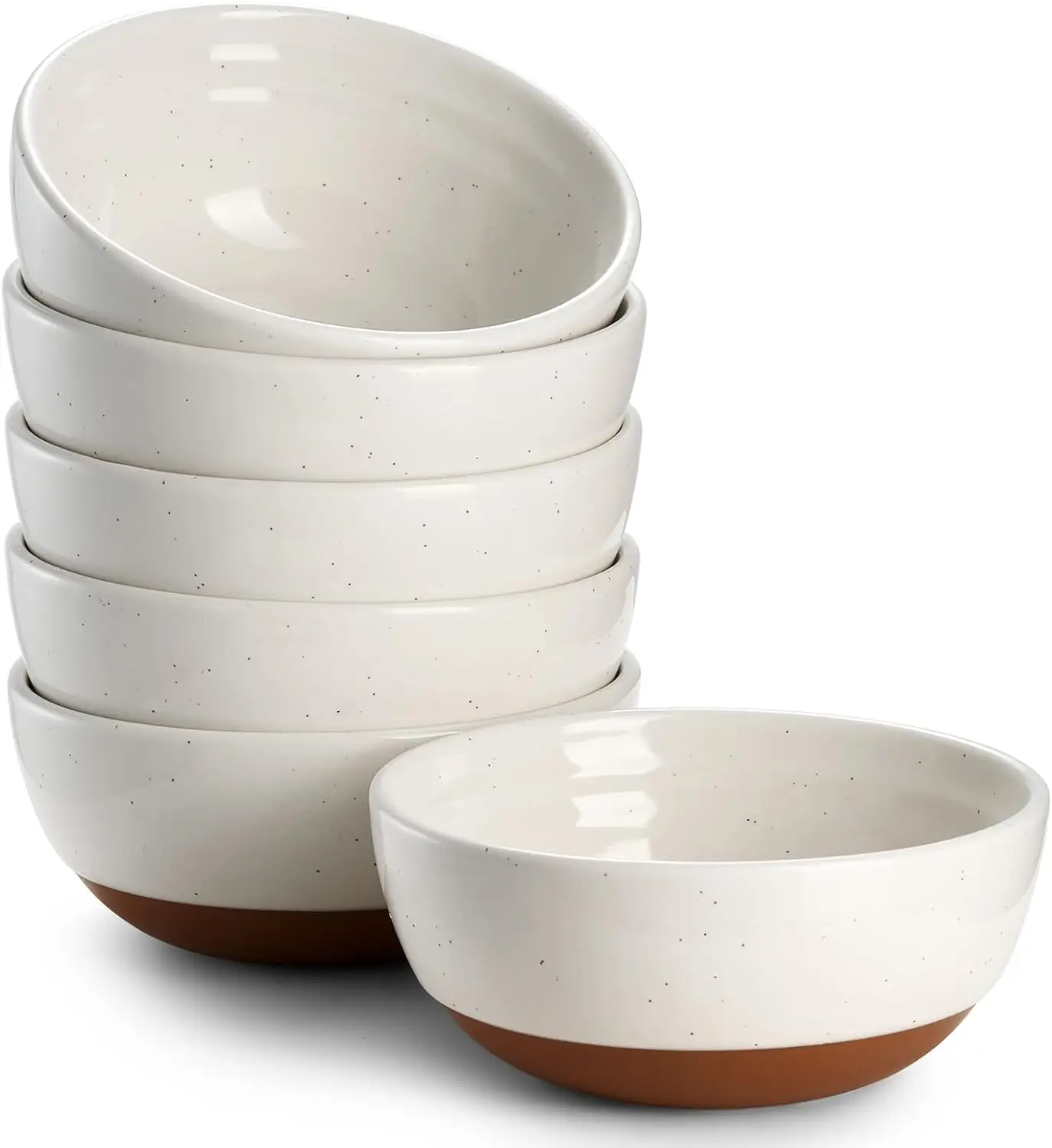 

Набор мисок для мороженого на 10 унций из 6-4,5 дюймов, маленькие керамические десертные миски для губ, фарфоровая белая миска для мороженого, закусок, погружения,