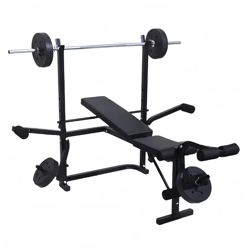 

Bench Press Rack Home Fitness Equipment Men's Squat Barbell Set Multifunctional Fitness Bench Weightlifting Bench