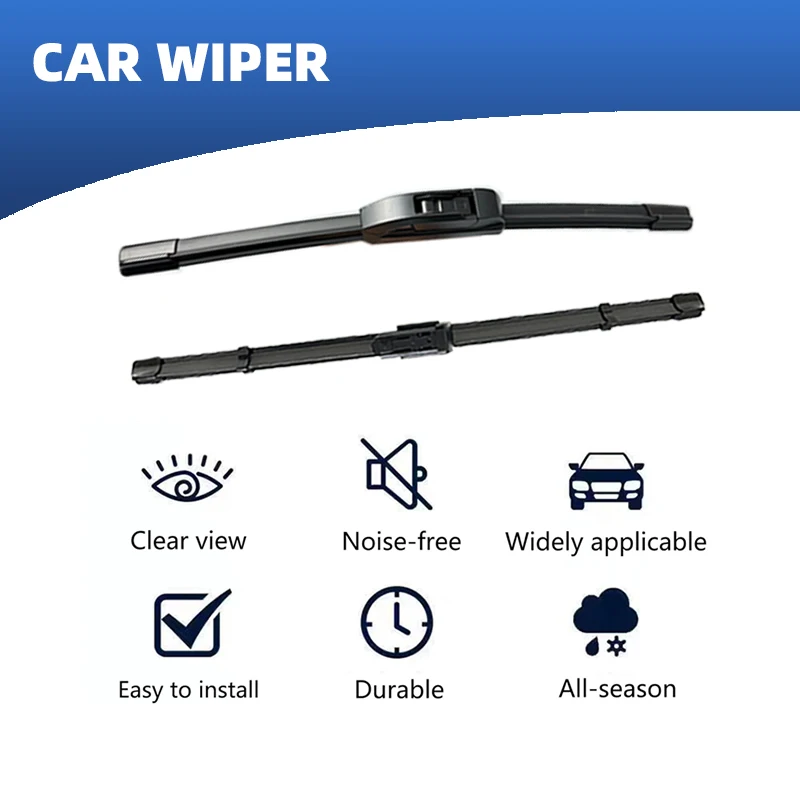 LHD Front Rear Windshield Wiper Blade For Ssangyong Rexton MK1 Y200 Y250 Y290 MK2 Y400 Y450 2002 - 2023 Windscreen Accessories view 2