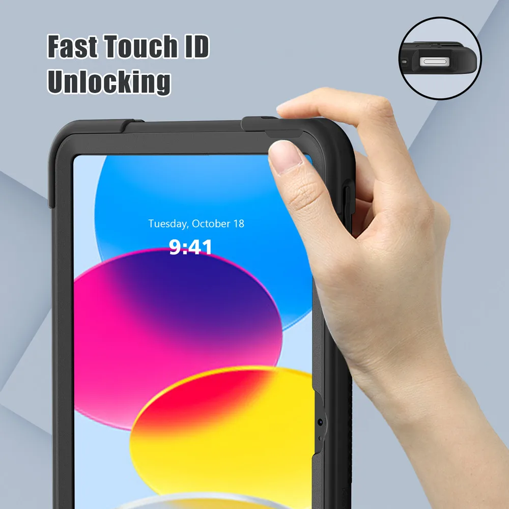 Heavy Duty Shock Resistance Case for iPad 10th Generation A16 2025 Air 11 M3 Pro 11 Air 5 10.9 Armor Cover for iPad 10.2 8th 9th