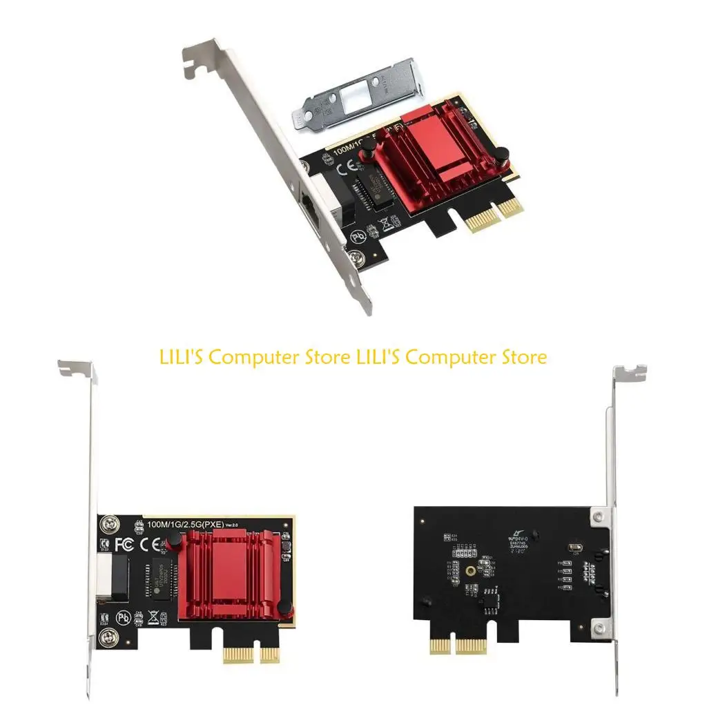 

A52B 2.5G PCIE Networking Card RTL8125B Chip Gigabit Ethernet PCIE Networking Card