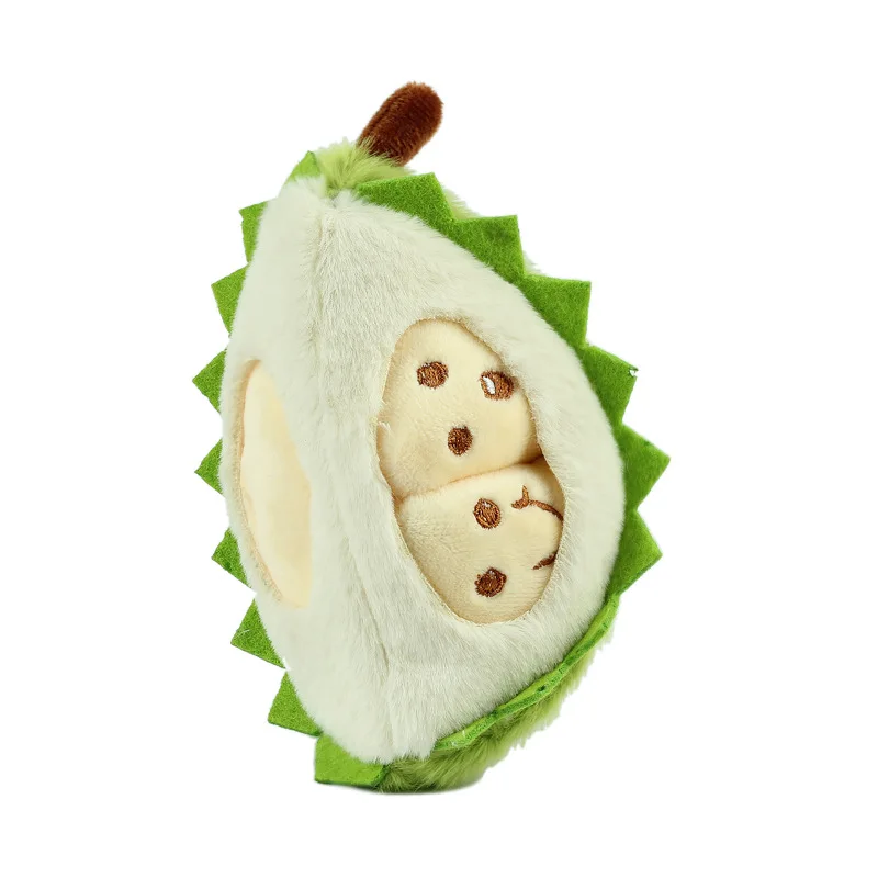 ตุ๊กตาผลไม้จำลอง ทุเรียนน่ารัก ตุ๊กตาทุเรียนนุ่มนิ่ม พวงกุญแจตุ๊กตา ของตกแต่งกระเป๋า ของขวัญวันเกิด พวงกุญแจตุ๊กตา